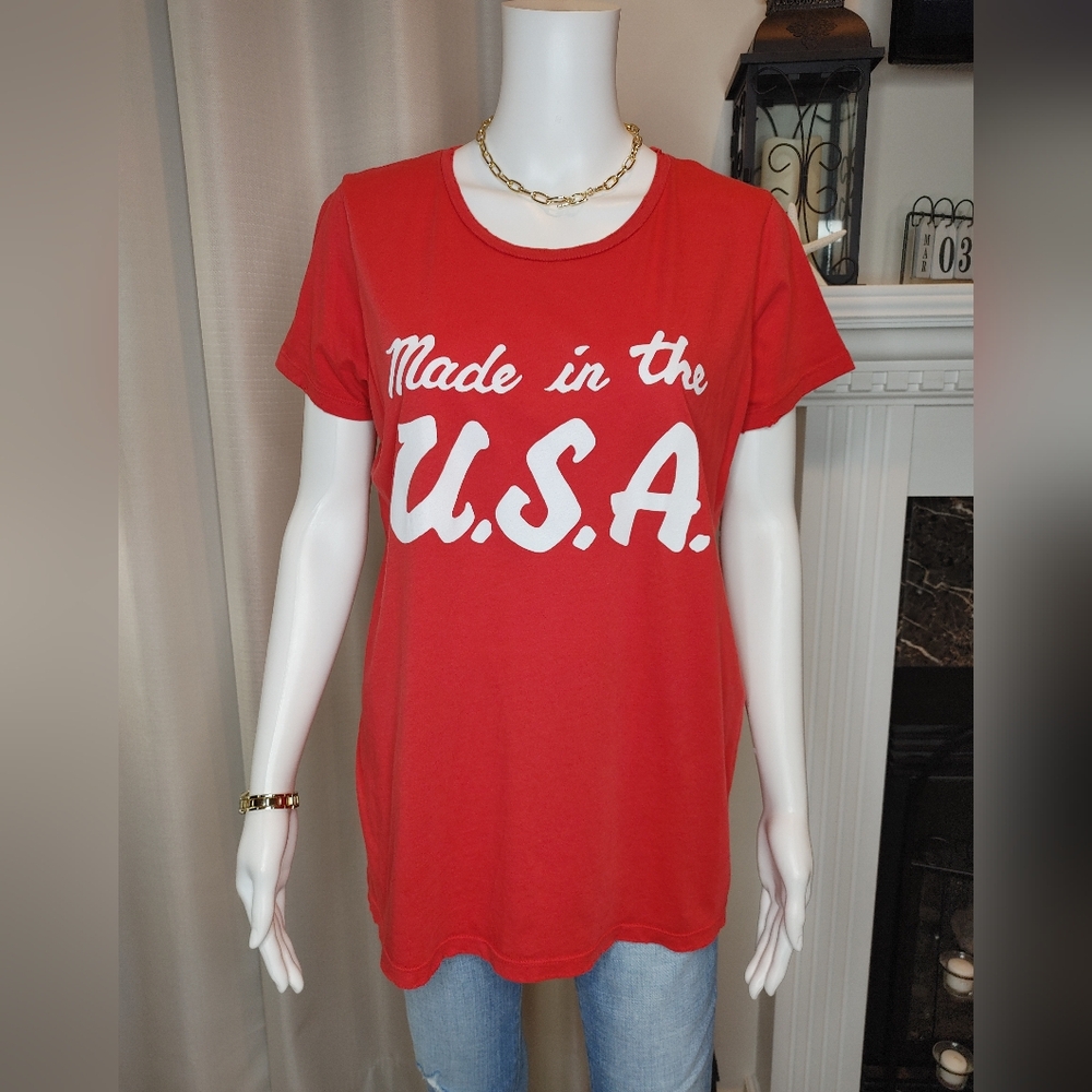 BANDIT BRAND "MADE IN THE USA" T-SHIRT, RED XL